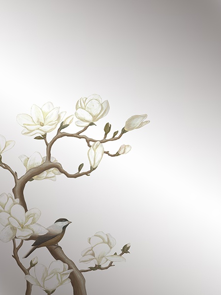30 x 40 x Oriental Magnolia II (MIC-BV)