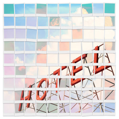 40 x 40 Polaroid Collage Hotel Sign (IBG)