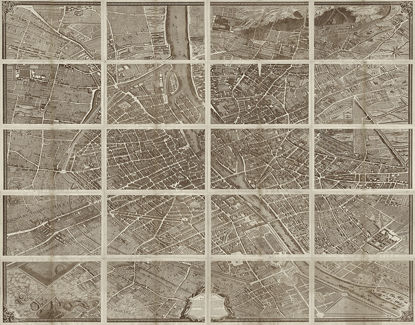 60 x 47 Map of Paris (IBG)