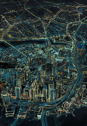 40 x 58 Leaving Boston (MT)