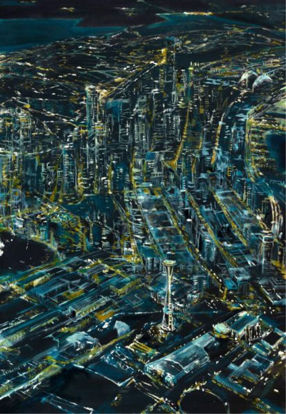 40 x 58 Leaving Seattle (MT)