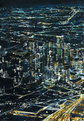 40 x 58 Leaving Houston I (MT)
