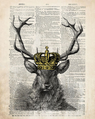24 x 30 Hipster Deer (IBG)