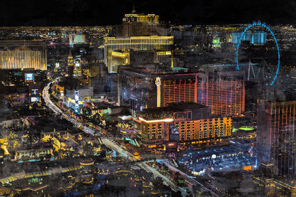 60 x 40 At Night in Vegas (IBG)