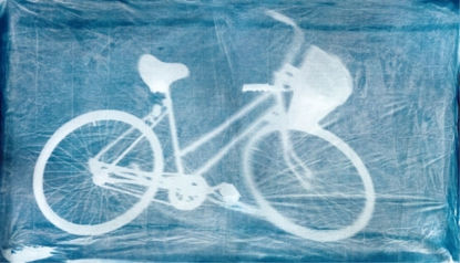 60 x 38 Cyanotype Bike (IBG)