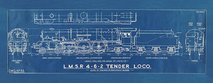 36 X 15 Blue Print Style VII (IBG)