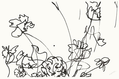 36 x 24 Chenille Floral III (IBG)