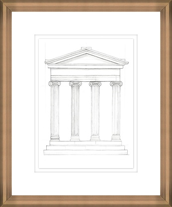 20 x 24 Western Architecture III (GF)