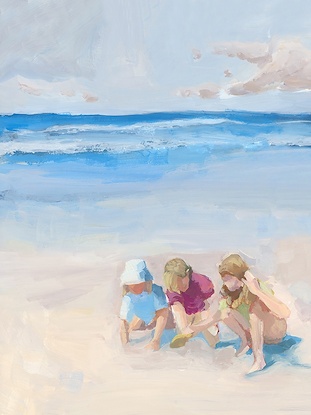 24 x 32 Beach Day Trip I (KG)