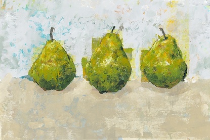45 x 30 Three Pears II (KG)