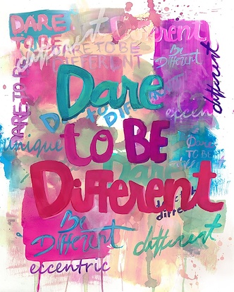 40 x 50 Dare to Be Different (PCO)