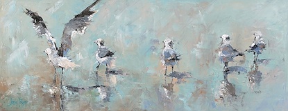 40.00 x 16.00 Kiawah Gulls 