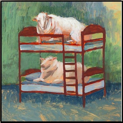 24 x 24 Sheep Lounge I (IBG)