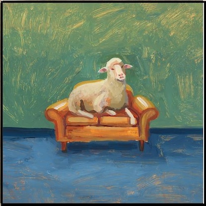 24 x 24 Sheep Lounge II (IBG)