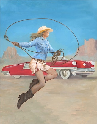 40 x 50 The Modern Cowgirl III (IBG)