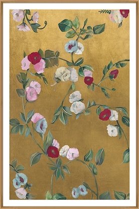 24 x 36 Flourish in Gold I (GFGG)