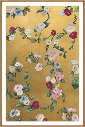 24 x 36 Flourish in Gold II (GFGG)
