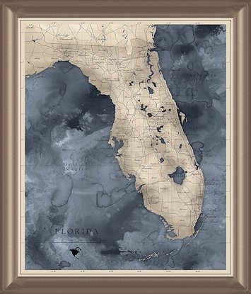 33 x 39 Florida Map (GF)