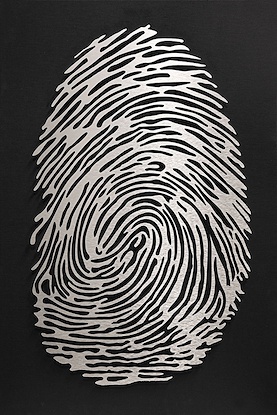 32 x 48 Silver Fingerprint (MCO)