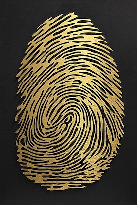 32 x 48 Gold Fingerprint (MCO)