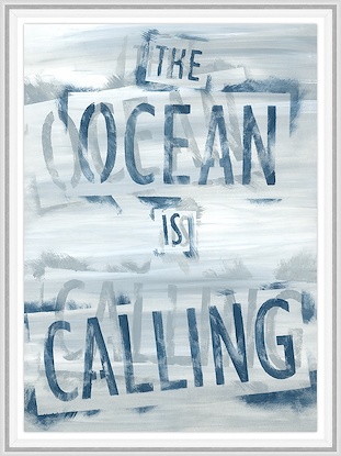30 x 40 The Ocean is Calling (GF)