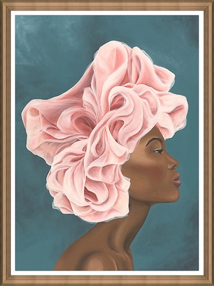 30 x 40 Woman in Chiffon (GF)