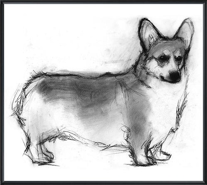 18 x 16 Study of a Dog VI (LN)