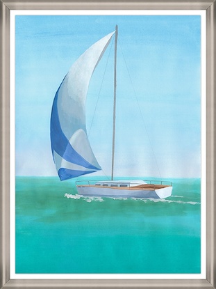 30 x 40 Blue Green Sea II (GF)