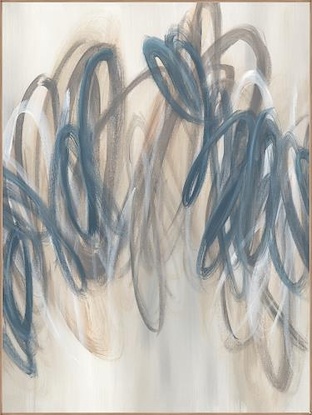 30 x 40 Cerulean Whirl I (IBG)