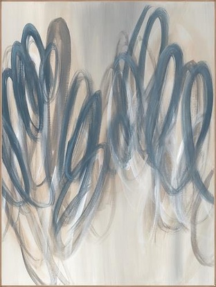 30 x 40 Cerulean Whirl II (IBG)