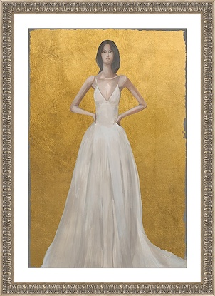 24 x 33 Glamorous in Gold I (GFGG)