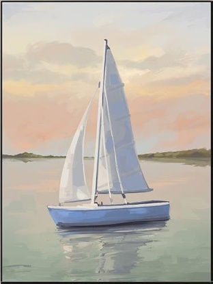 24 x 32 Hazy Sunsets-Sail (IBG)