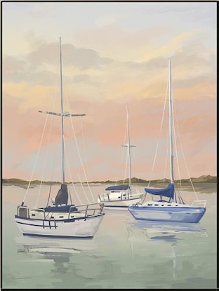 24 x 32 Hazy Sunsets-Coast (IBG)