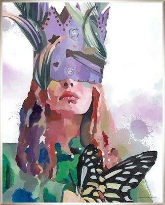 24 x 30 Butterfly Garden Queen II (IBG)