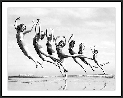 60 x 48 Graceful Line of Beach Dancers (GF)
