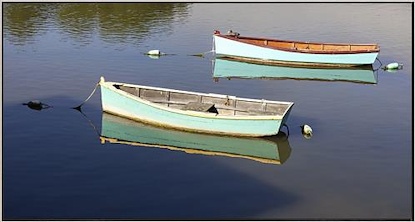 57 x 30 Boats over Calm Water (FC)