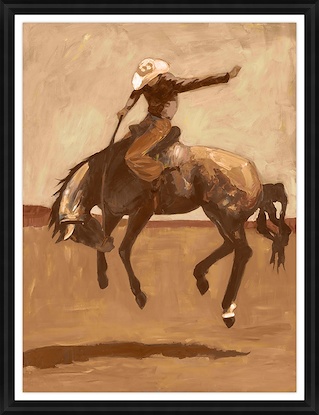 30 x 39 Bronc Rider (GF)