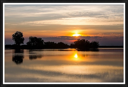 60 x 41 Morning Calm on the Water (GF)
