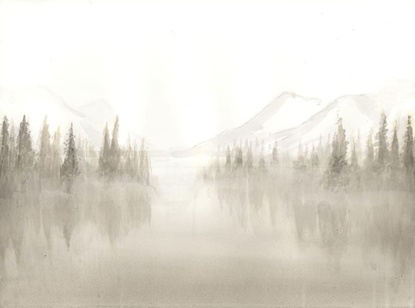 30 X 22 Landscape in Grays II* 