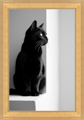 26 x 37 Feline Feature - Pose (FMA-IBG)