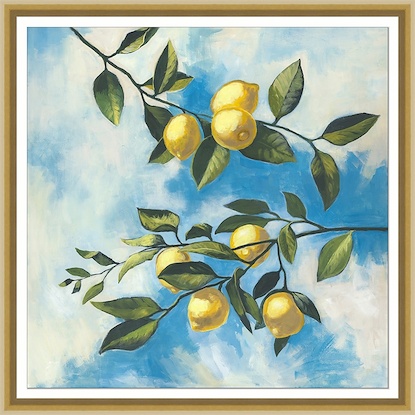 30 x 30 Citrons et Lumiere I (GF)
