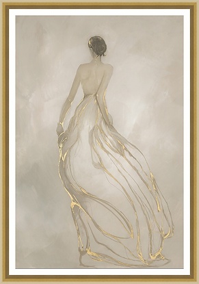 30 x 43 Gilded Glamour I (GFGG)