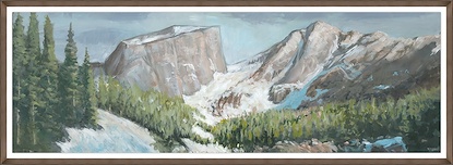 60 x 22 Rockies in the Spring (GF)