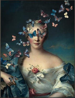 40 x 53 Mademoiselle Butterfly II (PCO)