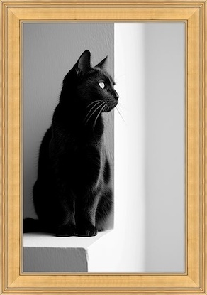 26 x 37 Feline Feature - Pose (FMA-IBG)