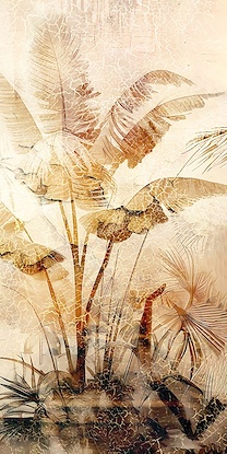 30 x 60 Flamingo Animal Vintage Art I-C (FC)