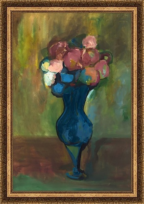 36 x 51 Bouquet in Blue (FMA-IBG)