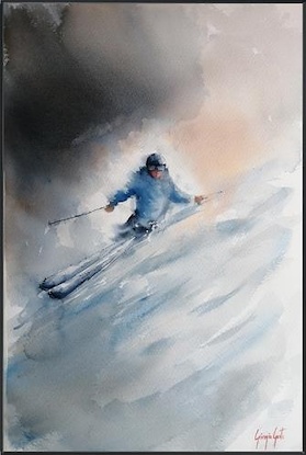 30 x 45 The Skier VIII (IBG)