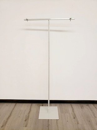 48 x 83 Powder Coated Finish T-Stand for Artwork Display (T-Stand)