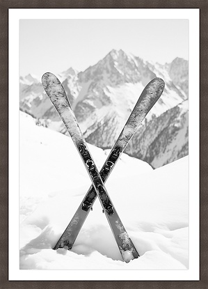36 x 50 Skies Alps Black and White (GF)